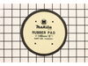 Pad, Replacement Round 6" – Part Number: 743032-1