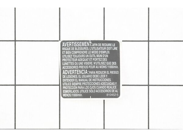 10154437-1-M-Makita-810452-5-Caution Label