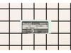 Name Plate 9564CV – Part Number: 852385-8
