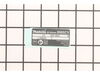 Name Plate 9565CV – Part Number: 852401-6