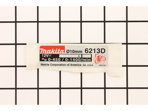 10155107-1-M-Makita-858275-3-Name Plate 6213D