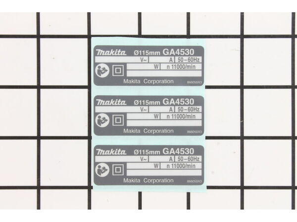 10155286-1-M-Makita-866050-3-Ga4530 Name Plate