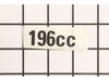 Label – Part Number: 285816-43