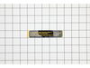 Label,Instr. – Part Number: 382589-00