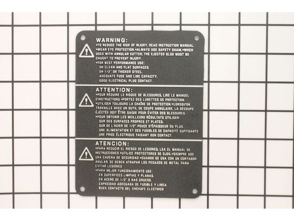 10170618-1-M-DeWALT-385195-00-Cover,Warning