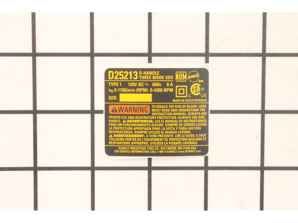 10174569-1-M-DeWALT-495119-41-Name Plate