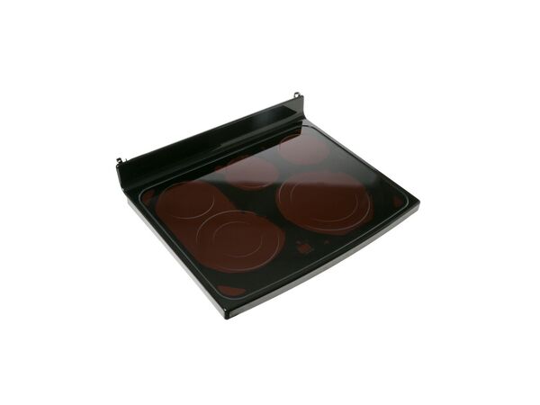 1017893-1-M-GE-WB62T10475        -Main Cooktop Glass - Black