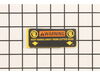 Warning Label – Part Number: 615702-00