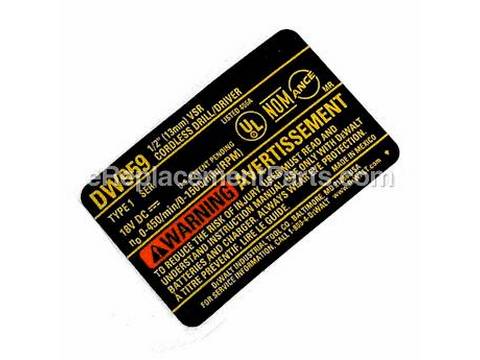 10181811-1-M-DeWALT-616697-00-Nameplate