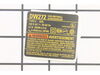 Name Plate – Part Number: 616788-00