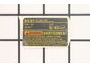 Nameplate – Part Number: 620806-00