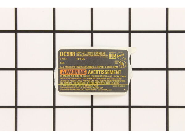 10183449-1-M-DeWALT-645166-00-Nameplate