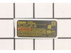 Nameplate – Part Number: 649794-00