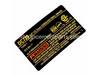 Nameplate – Part Number: 655954-00