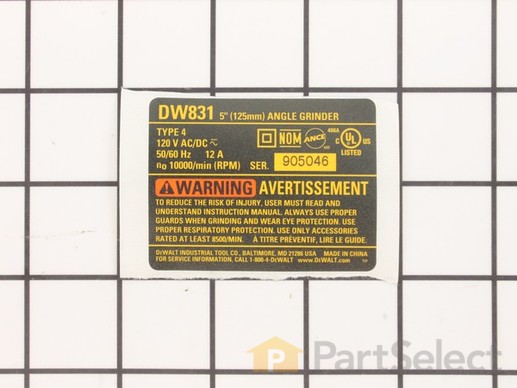 10183960-1-M-DeWALT-657362-00-Name Plate