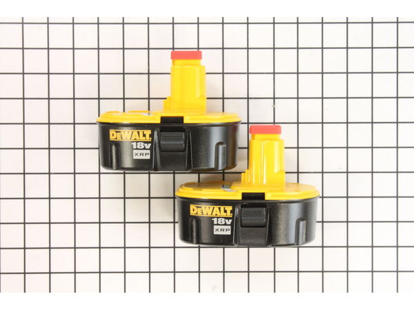 10186776-1-M-DeWALT-DC9096-2-18V Ni-Cd XRP2 Pack Batteries