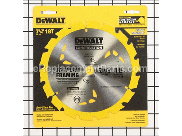 10186817-1-M-DeWALT-DW3192-7-1/4-inch Atb 5/8-inch Arbor