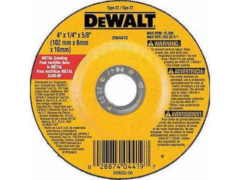 10186828-1-M-DeWALT-DW4624-Grinding Wheel - 6-inch Diamet
