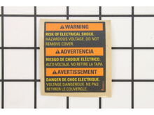 Warning Label-Pressure Switch – Part Number: N006525