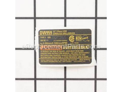 10187016-1-M-DeWALT-N008636-Nameplate