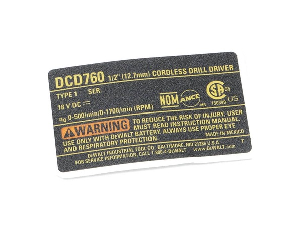 10187319-1-M-DeWALT-N028209-Nameplate