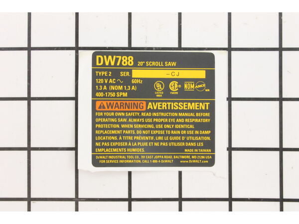 10188478-1-M-DeWALT-N114925-Nameplate