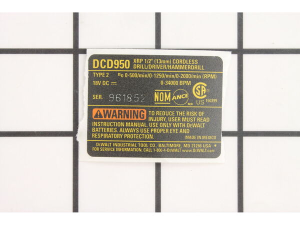 10188536-1-M-DeWALT-N119989-Nameplate