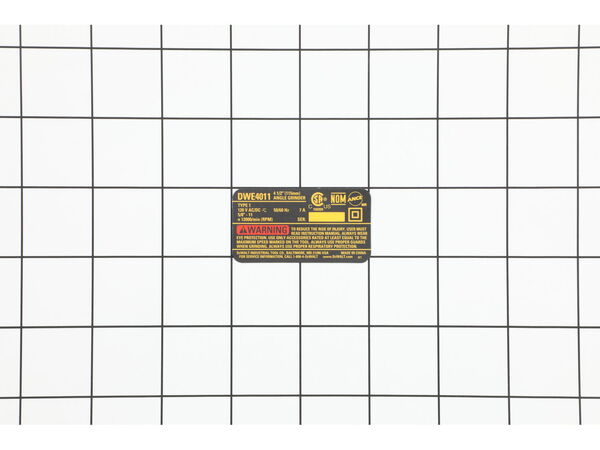 10188761-1-M-DeWALT-N149169-Name Plate