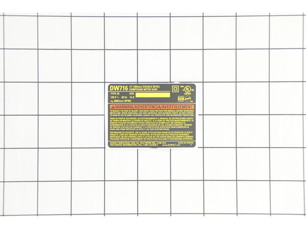 10188945-1-M-DeWALT-N209392-Rating Label