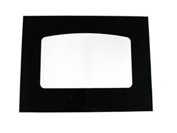 1019787-1-M-GE-WB56T10179        -Exterior Oven Door Glass - Black
