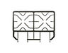 1020120-3-S-GE-WB31T10111        -Double Burner Grate - Black