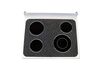 Glass Radiant Cooktop - White – Part Number: WB62T10457