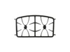 Double Burner Grate - Black – Part Number: WB31X10007