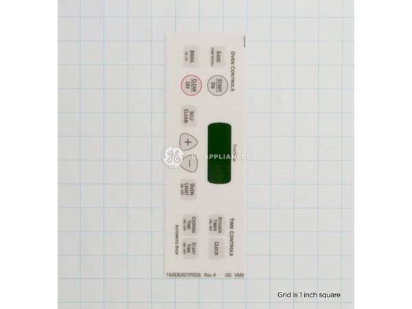 1021263-1-M-GE-WB27T10678        -FACEPLATE GRAPHICS