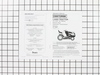 Owners Manual – Part Number: 581878596