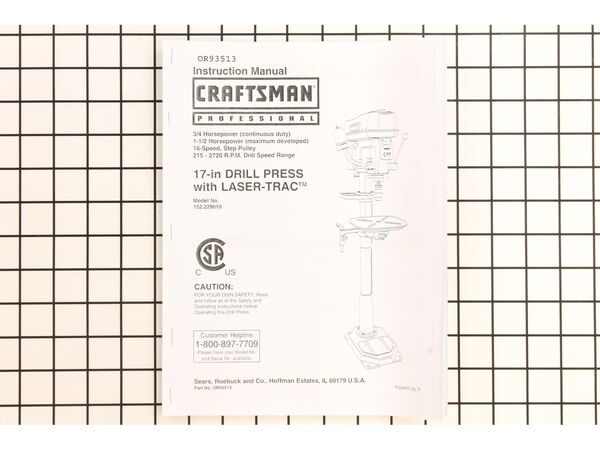 10236467-1-M-Craftsman-OR93513-Serv Manl