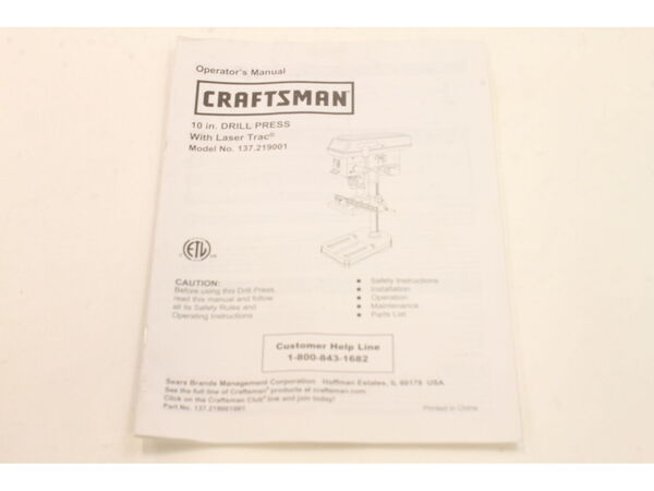 10240450-1-M-Craftsman-X4K5-Owners Manual