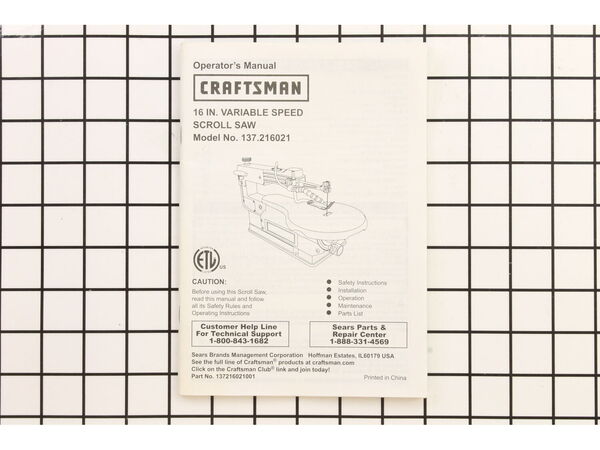 10240521-1-M-Craftsman-X4U0-Owners Manual