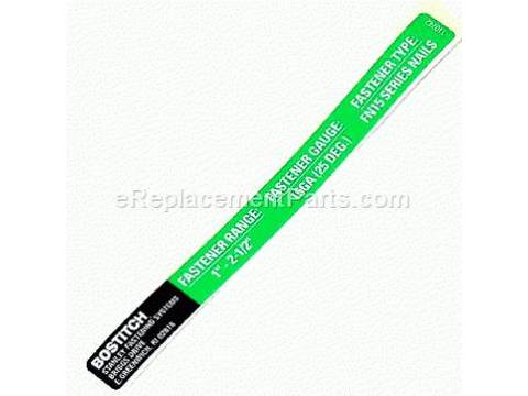 10246098-1-M-Bostitch-110742-Label,fastener Spec.'s (n62