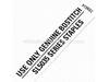 Label,Use Only Sl Staples – Part Number: B177015001