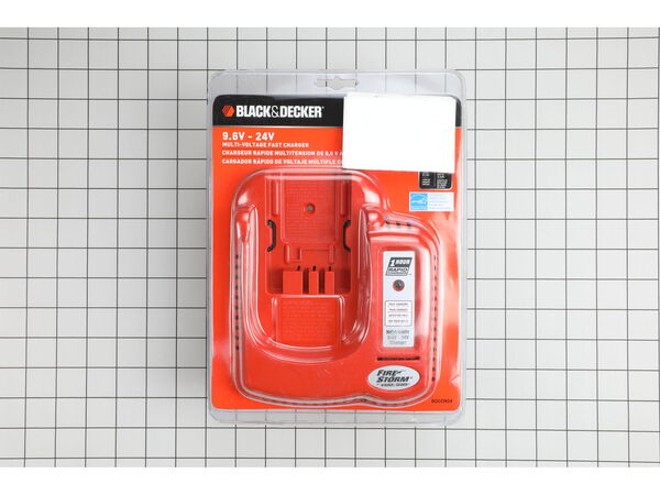 10254745-1-M-Black and Decker-BDCCN24-9.6-18 Volt Smart Charger, (Slide Type Batteries)