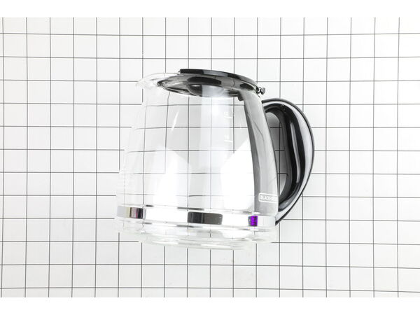 10254962-1-M-Black and Decker-DCM100B-CARAFE-Glass Carafe With Lid- Black