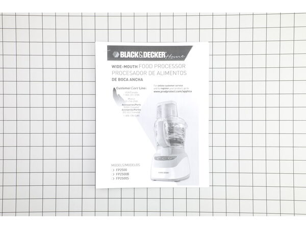 10255372-1-M-Black and Decker-OM-FP2500-Owners Manual
