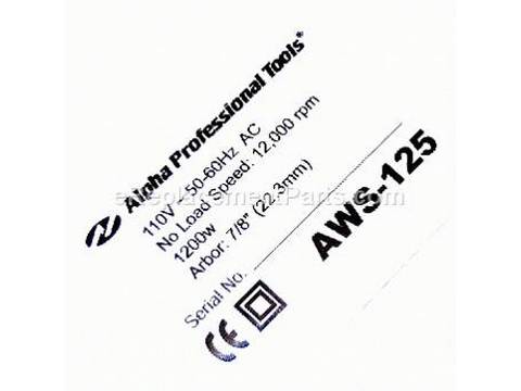 10261522-1-M-Alpha-133422-Rated Plate 110V