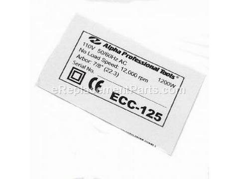 10261528-1-M-Alpha-133452-Rated Plate 110V
