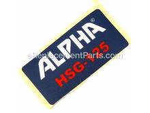 Brand Label – Part Number: 136036