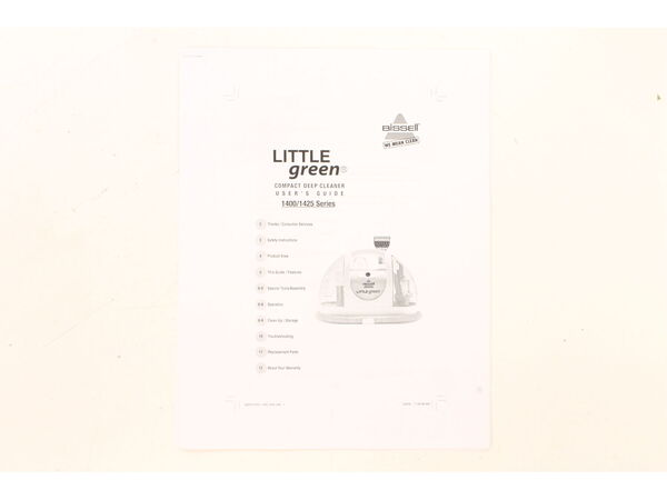 10272100-1-M-Bissell-B-210-5766-User'S Guide