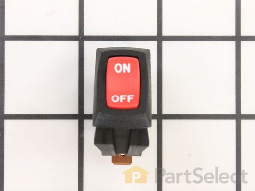 10272370-1-M-Bissell-B-555-9125-Switch Rocker, Red