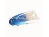Back Housing, Silver/Blue-Flow – Part Number: 67030571