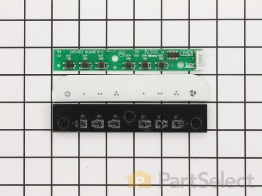 10280881-1-M-Broan-S97018245-Srv User Interface Assy White
